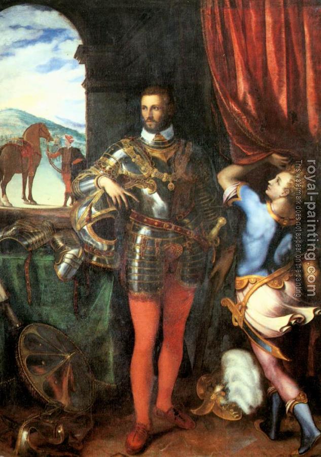 Giulio Campi : Portrait of Ottavio Farnese